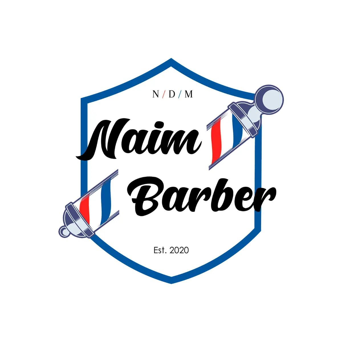 Logotipo de Naim Barber, cliente de Grupo Impabi