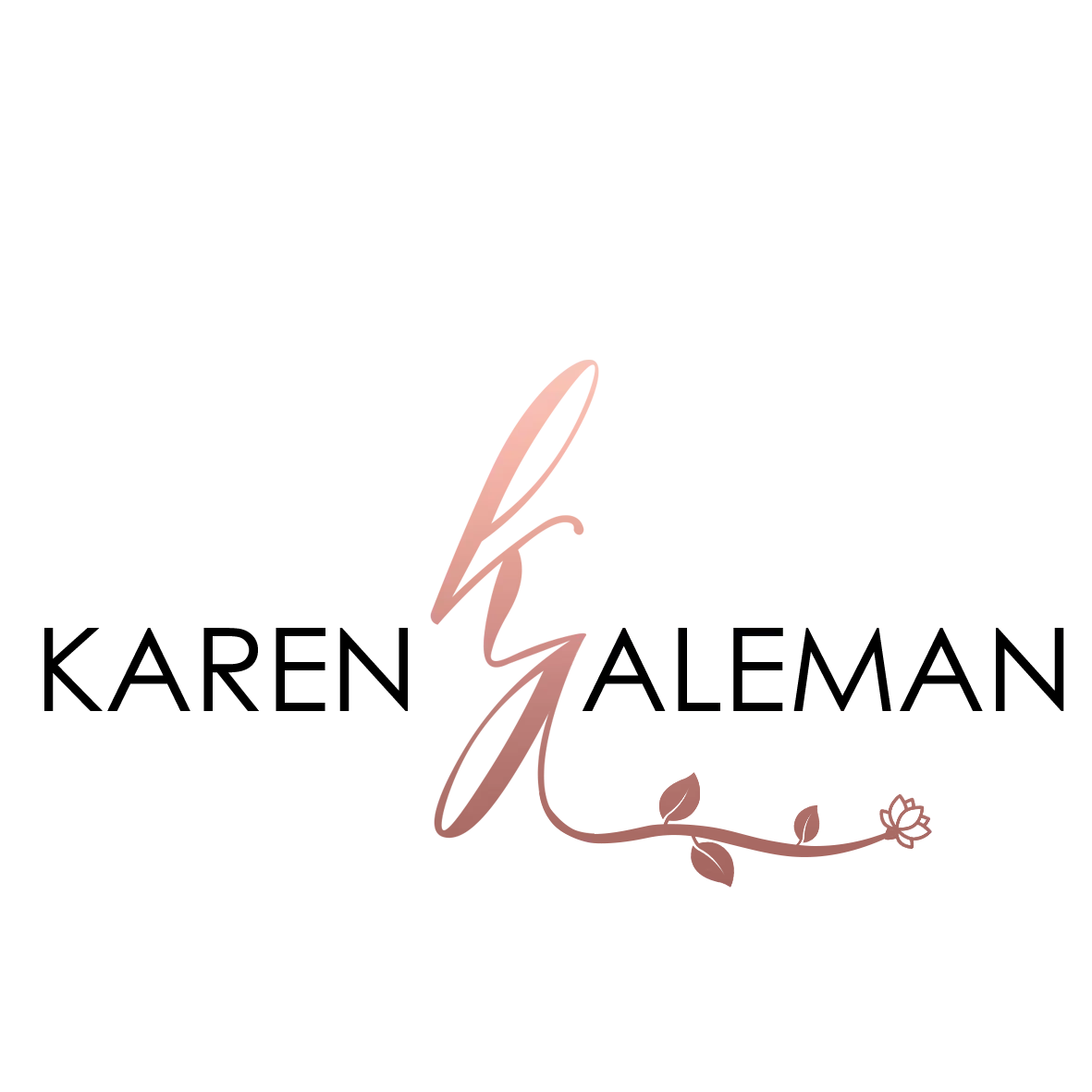 Karen Alemán: Diseño de isologo