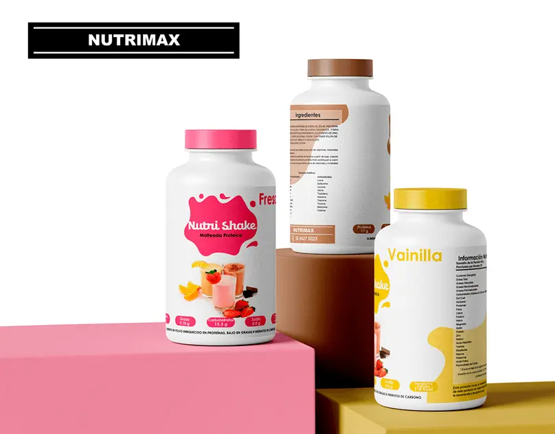Nutrimax: Diseño de empaque naturista