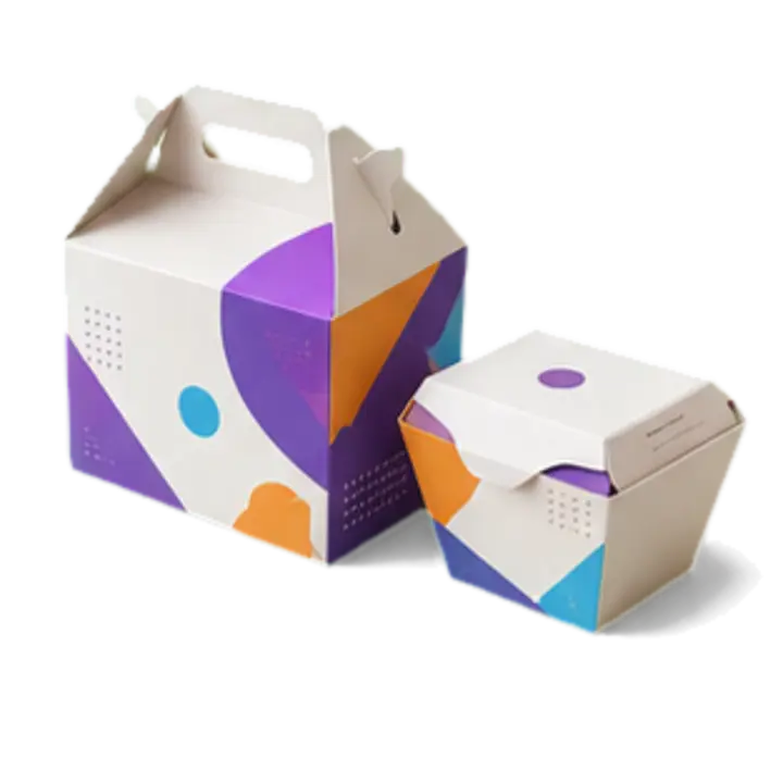 Ilustración 3D de empaques impresos para empresas
