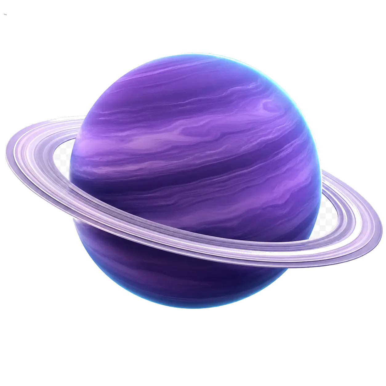 Ilustración 3D de Saturno rodeado por los sectores que atendemos