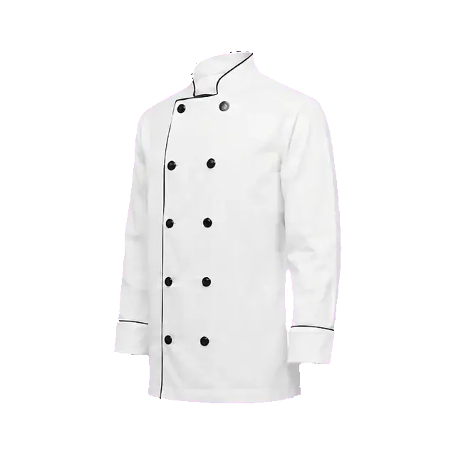 Filipina blanca para chef y personal gastronómico