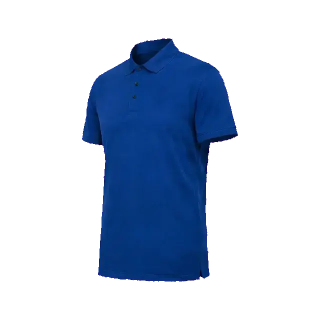 Playera polo azul para uniforme empresarial