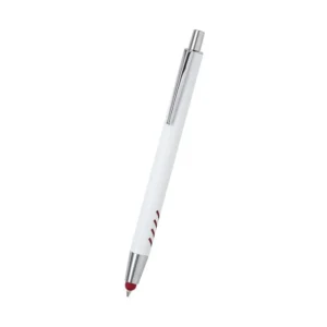 Bolígrafo de aluminio blanco Forli.