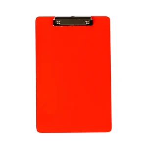 Tabla de plástico para documentos.