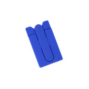 Porta tarjetas y soporte para celular.