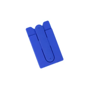 Porta tarjetas y soporte para celular.